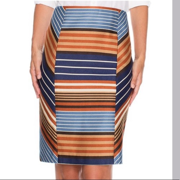 J. McLaughlin Dresses & Skirts - J.McLaughlin Indigo Montecito Pencil Skirt 8️⃣